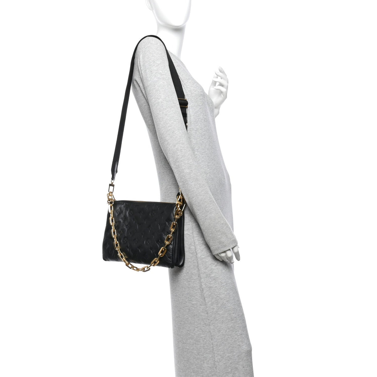 Lambskin Handbag - Black