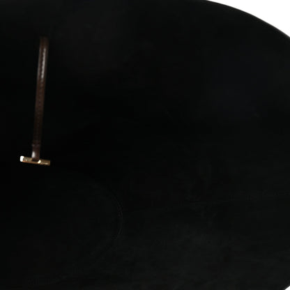 Large Calfskin Suede Tote Bag - Brown