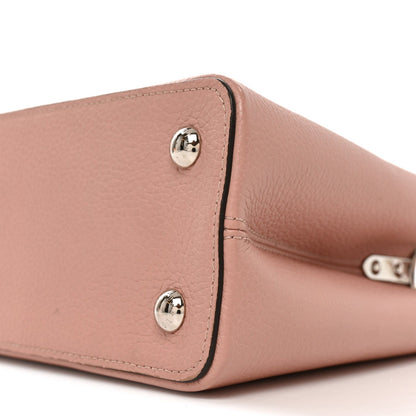 Taurillon Snakeskin Capucines Pm Magnoli Handbag