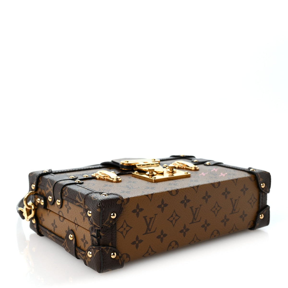 Reverse Monogram Petite Malle Handbag