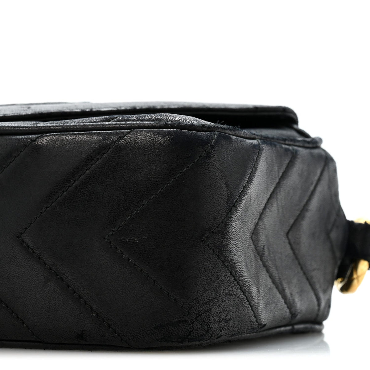 Quilted Lambskin Handbag - Black