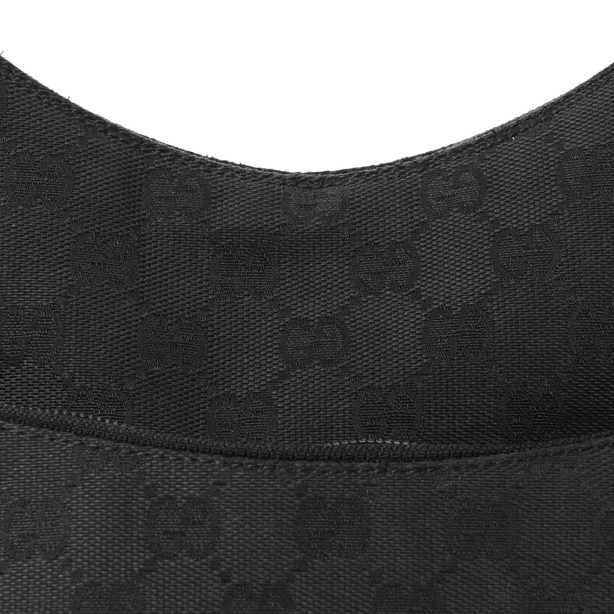 Small Nylon Hobo Bag - Black