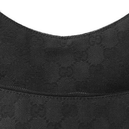 Small Nylon Hobo Bag - Black