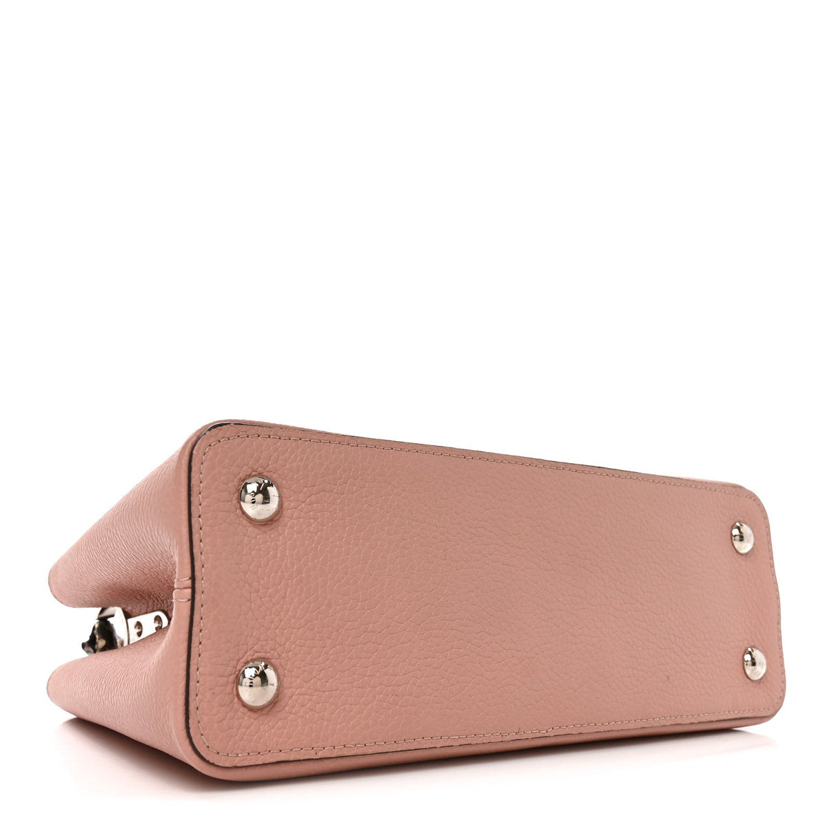 Taurillon Snakeskin Capucines Pm Magnoli Handbag