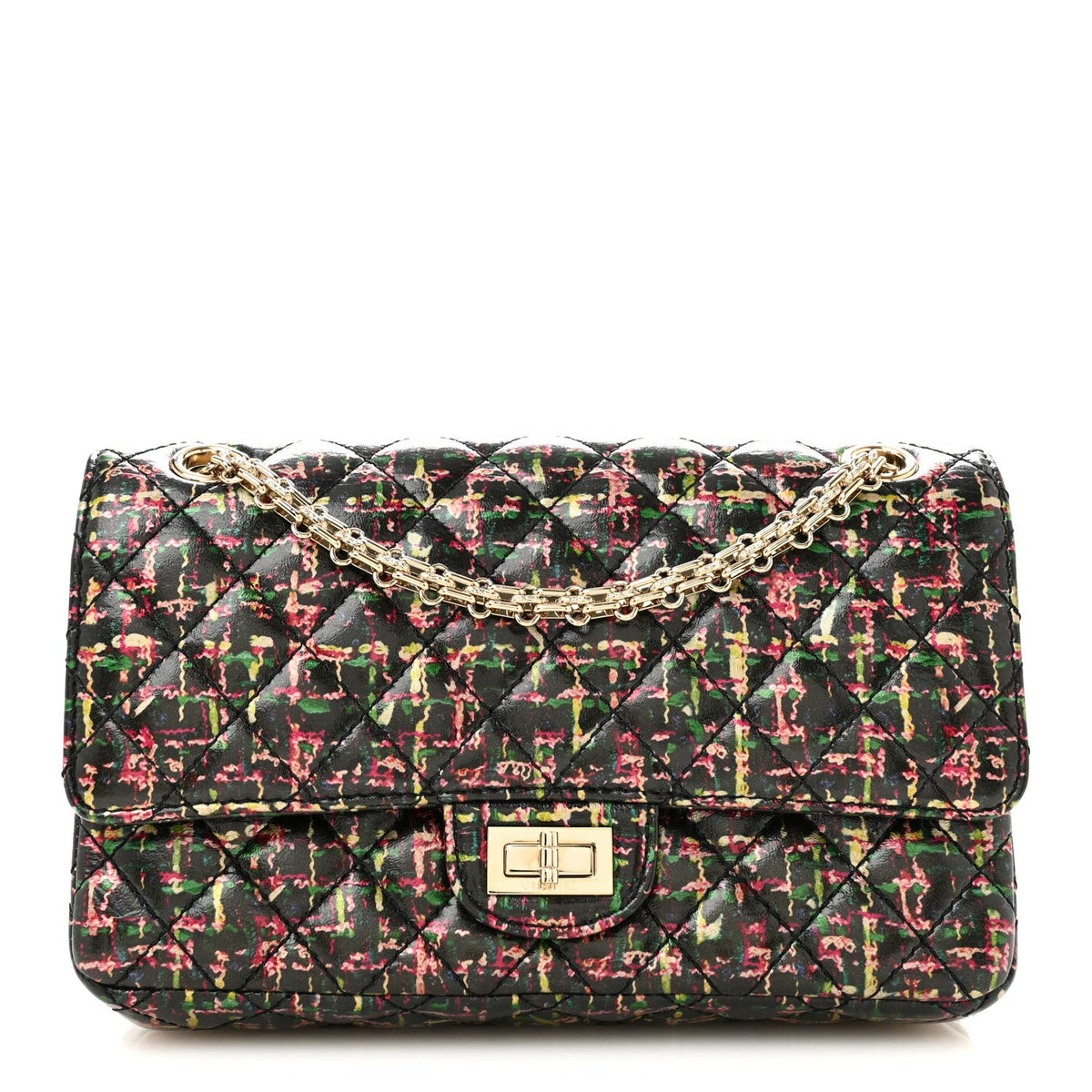 Quilted Lambskin Flap Shoulder Bag