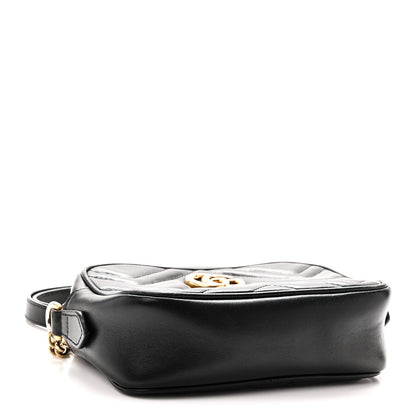 Mini Calfskin Shoulder Bag - Black