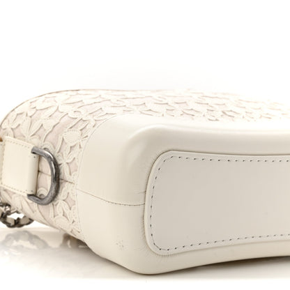 Small Calfskin Hobo Bag - White