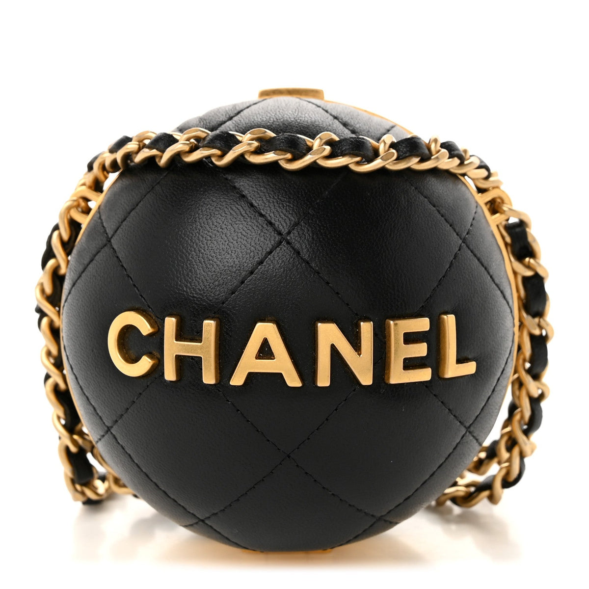 Quilted Lambskin Clutch Bag - Black