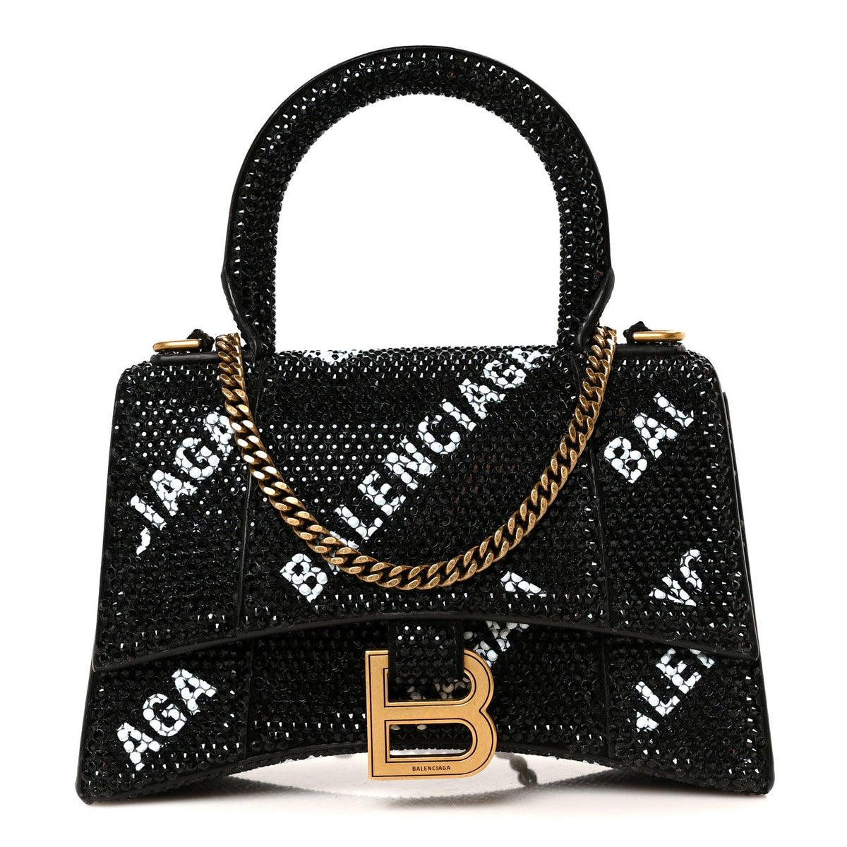 Suede Handbag - Black