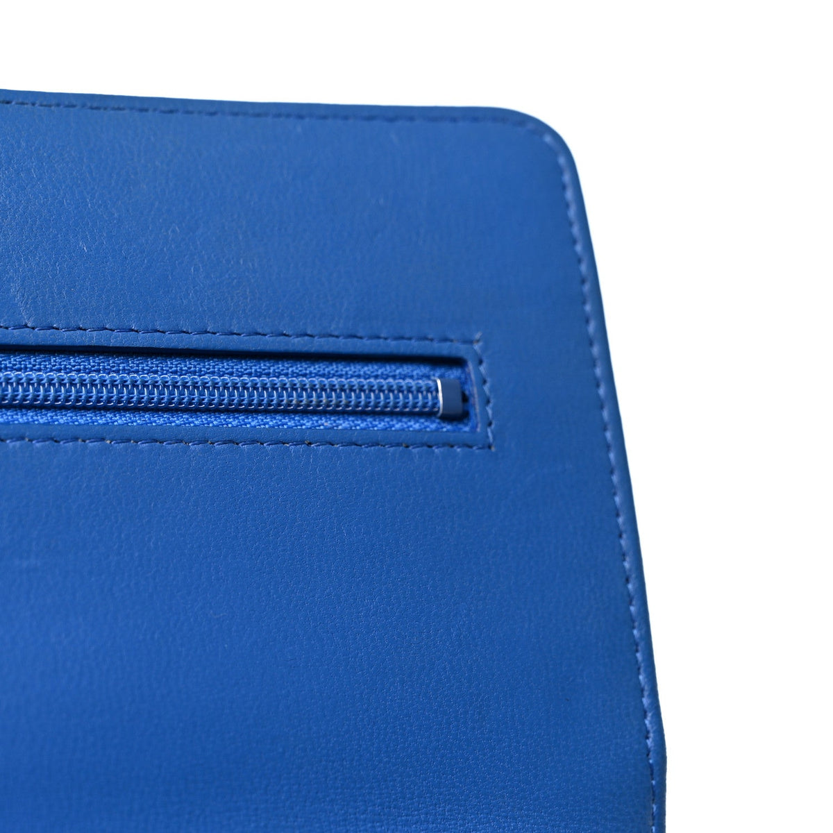 Quilted Lambskin Wallet Bag - Blue