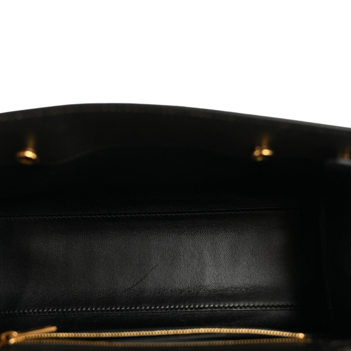 Small Calfskin Handbag - Brown