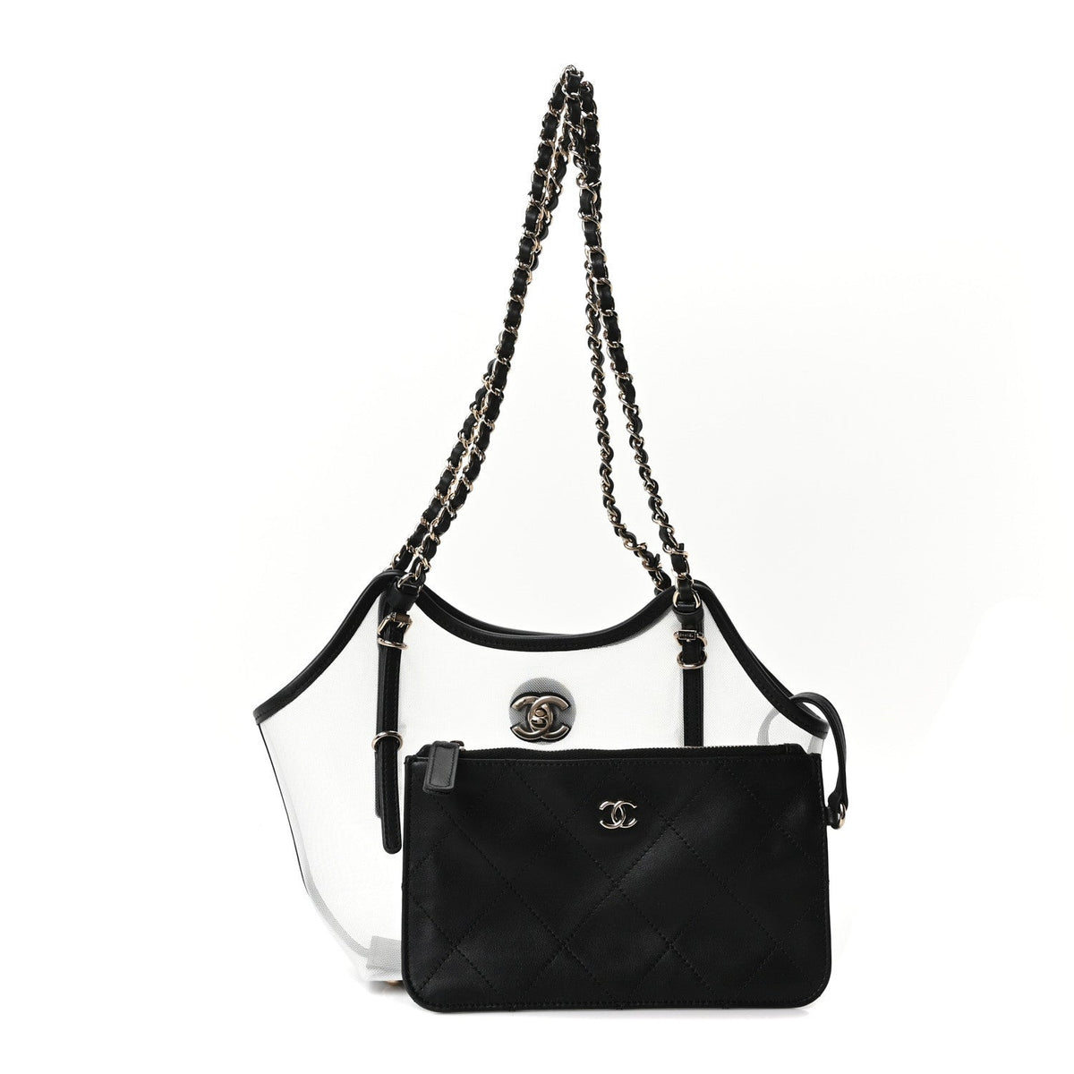 Small Calfskin Handbag - Black