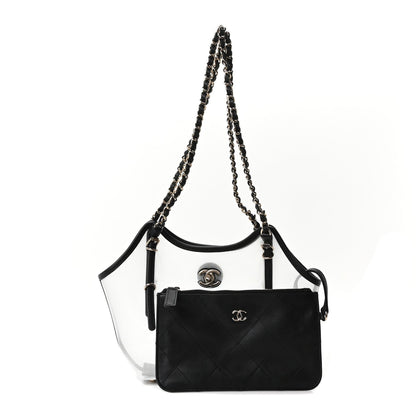 Small Calfskin Handbag - Black