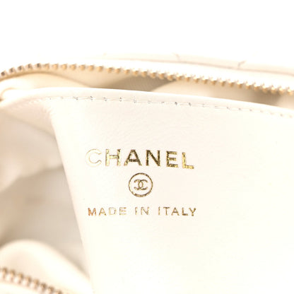 Quilted Lambskin Hobo Bag - White