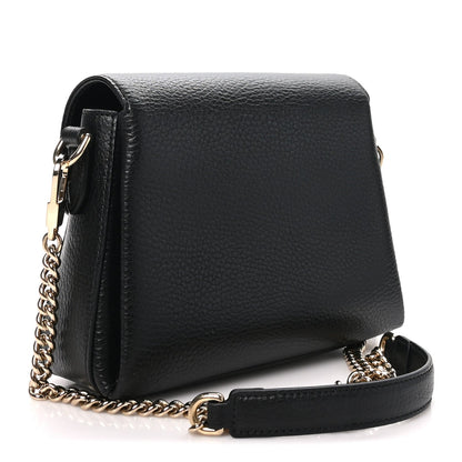 Calfskin Crossbody Bag - Black