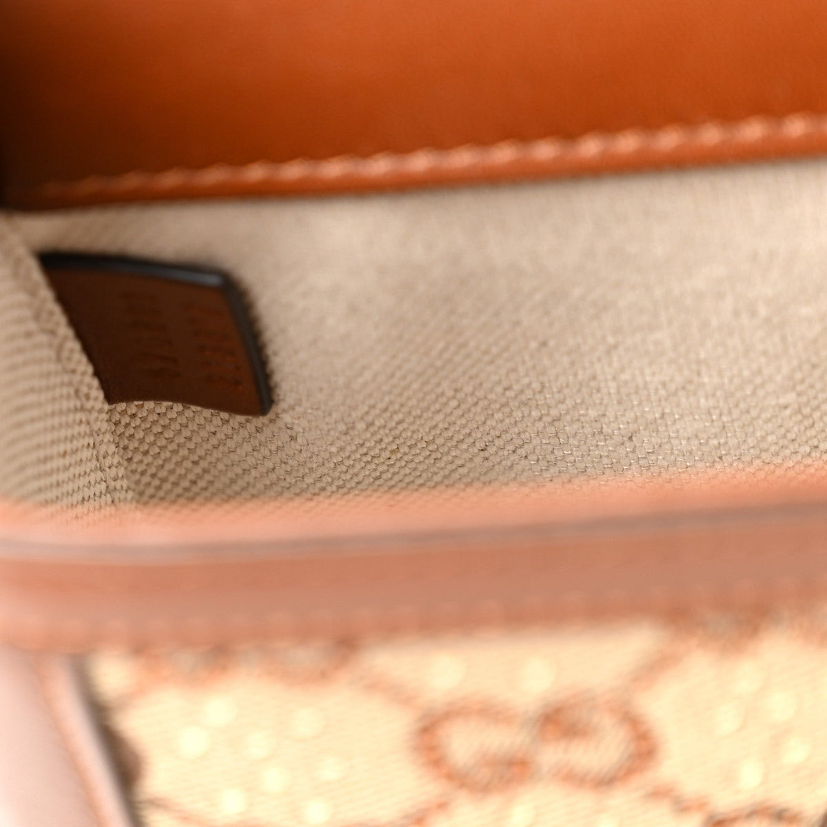 Mini Calfskin Canvas Shoulder Bag