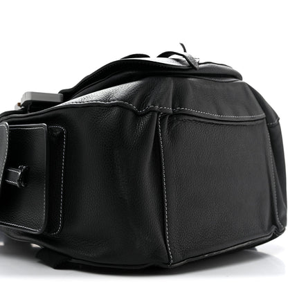 Maxi Calfskin Backpack - Black