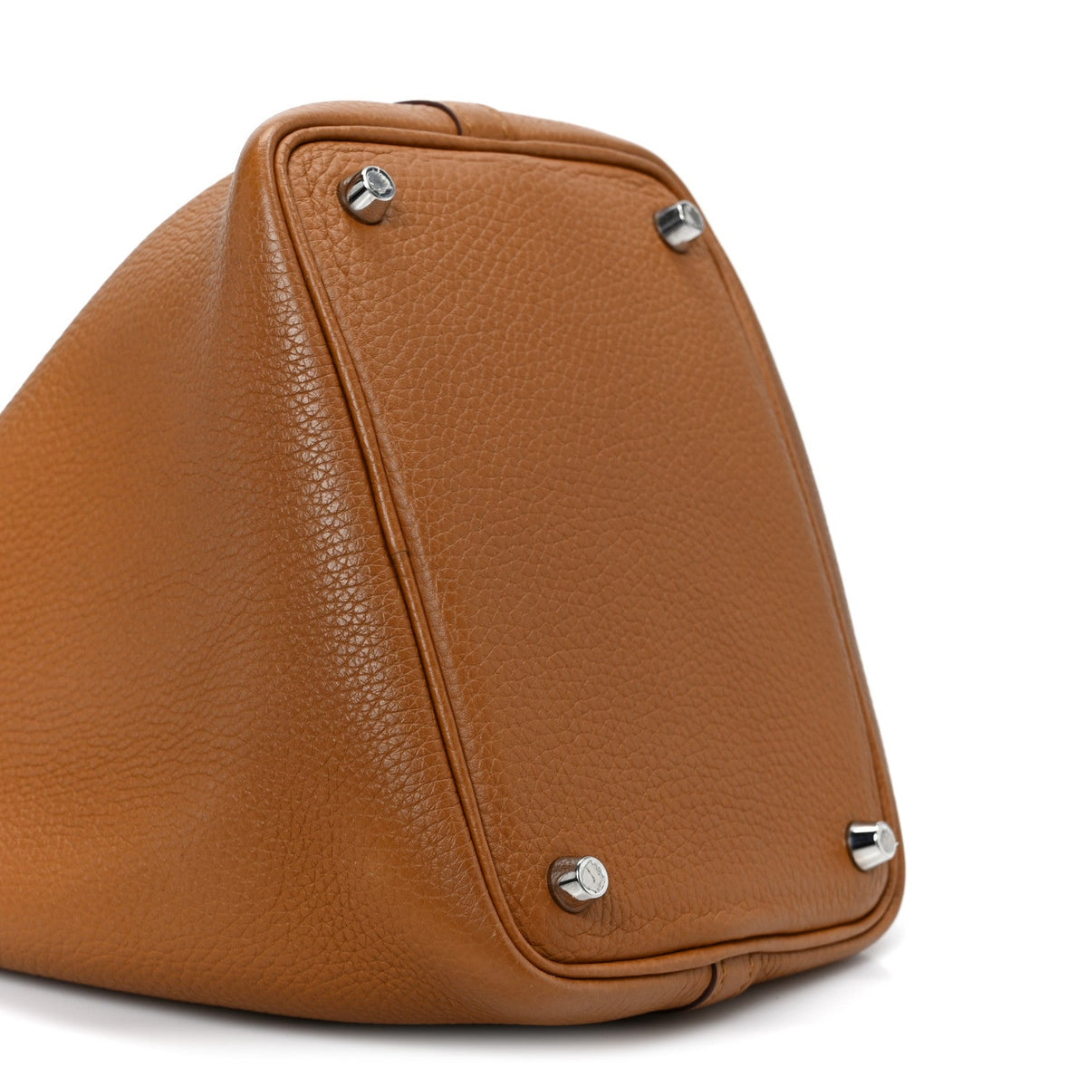 Taurillon Clemence Swift Eclat Picotin L Handbag