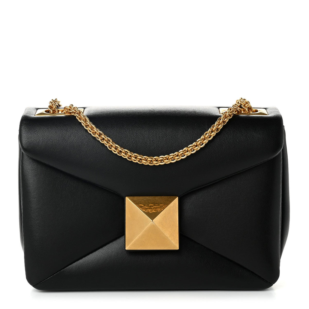 Nappa Clutch Bag - Black