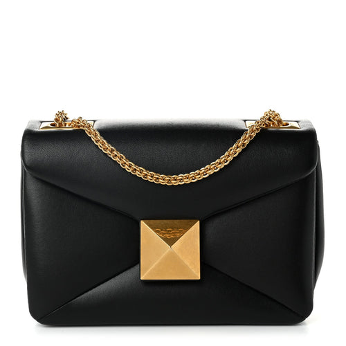 Nappa Clutch Bag - Black