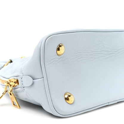 Calfskin Handbag - Blue