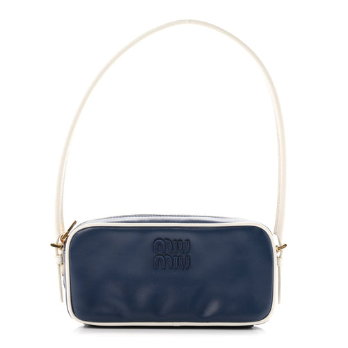 Mini Calfskin Handbag - Blue