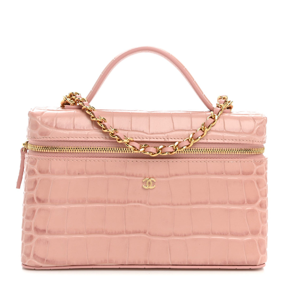 Calfskin Handbag - Pink