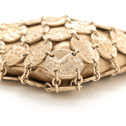 Calfskin Shoulder Bag - Gold