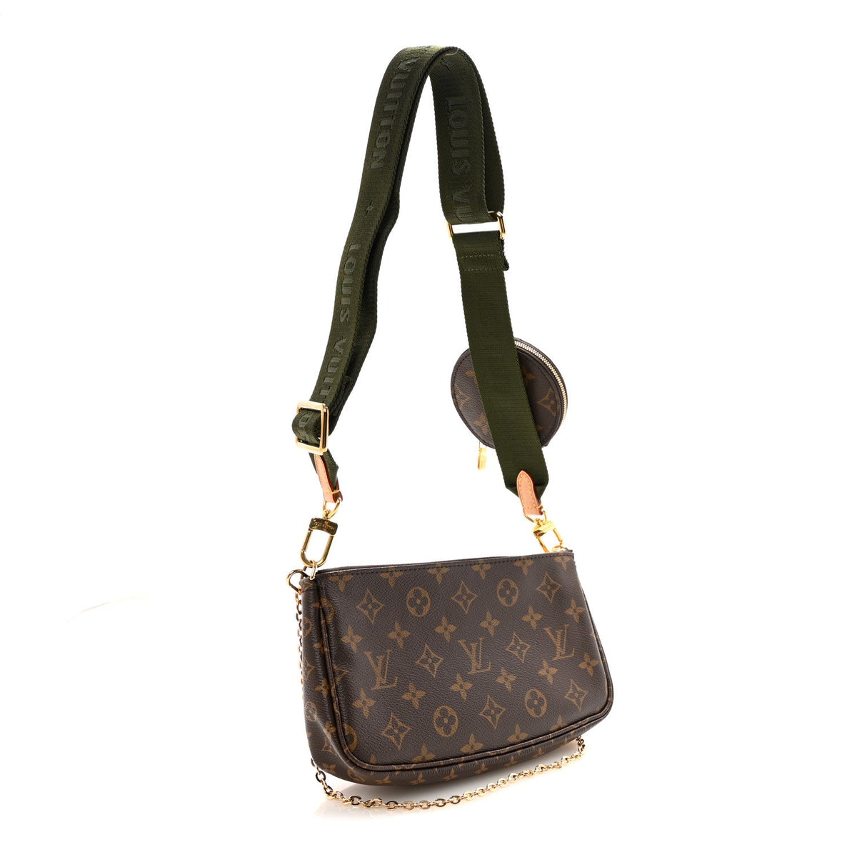 Monogram Multi Pochette Accessories Kaki Handbag
