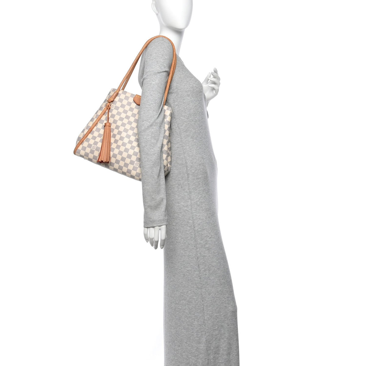 Damier Azur Propriano Rose Ballerine Handbag