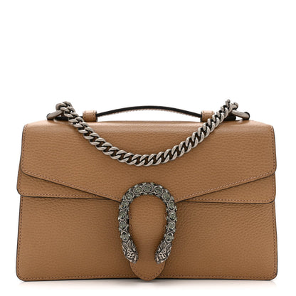 Small Calfskin Shoulder Bag - Natural