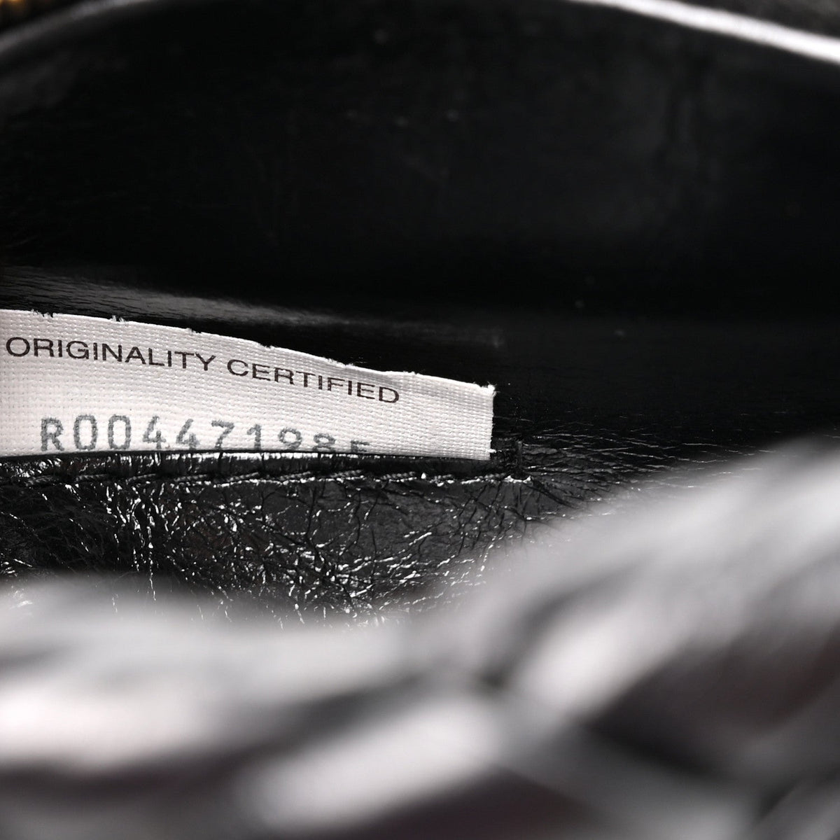 Calfskin Shoulder Bag - Black