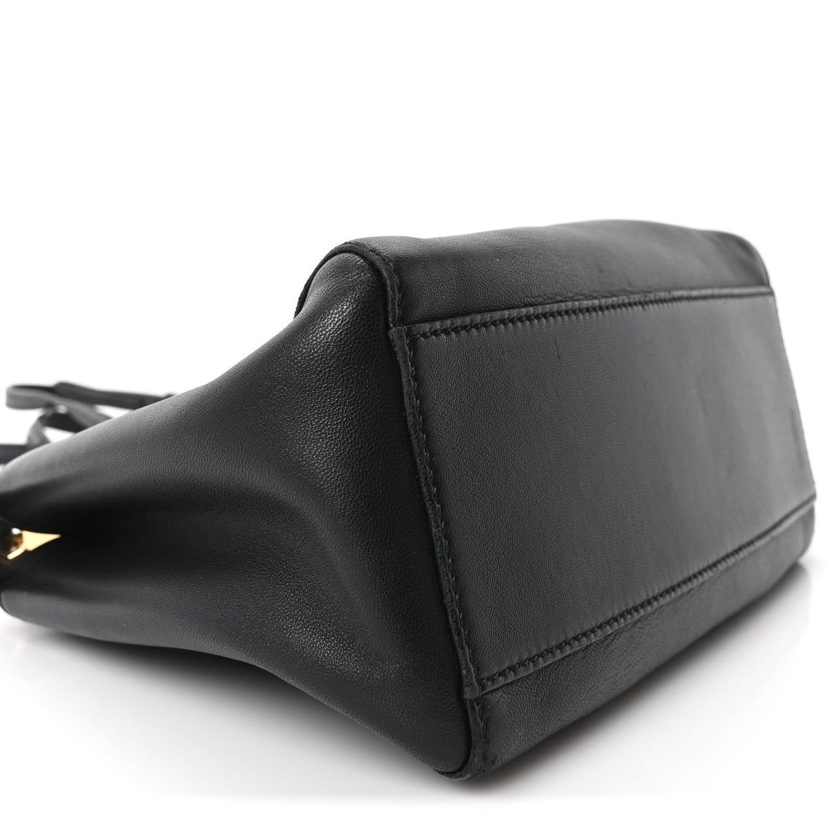 Mini Nappa Satchel Bag - Black