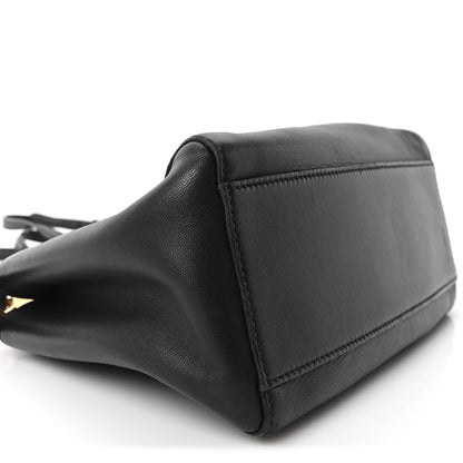 Mini Nappa Satchel Bag - Black