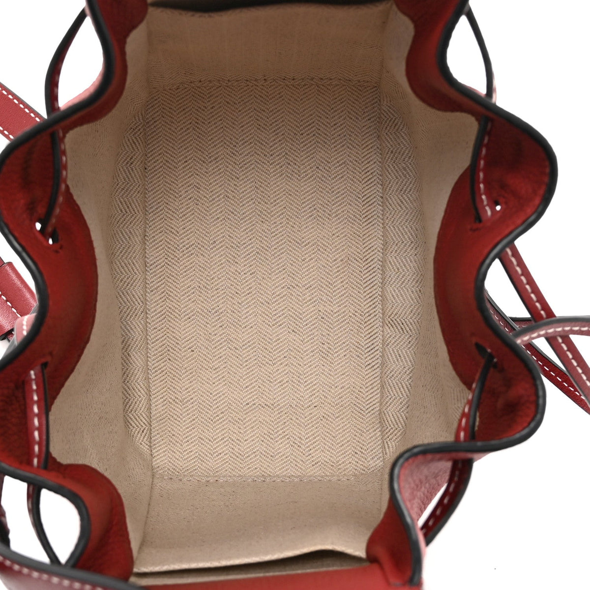 Mini Calfskin Shoulder Bag - Red