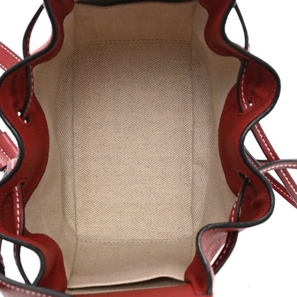 Mini Calfskin Shoulder Bag - Red