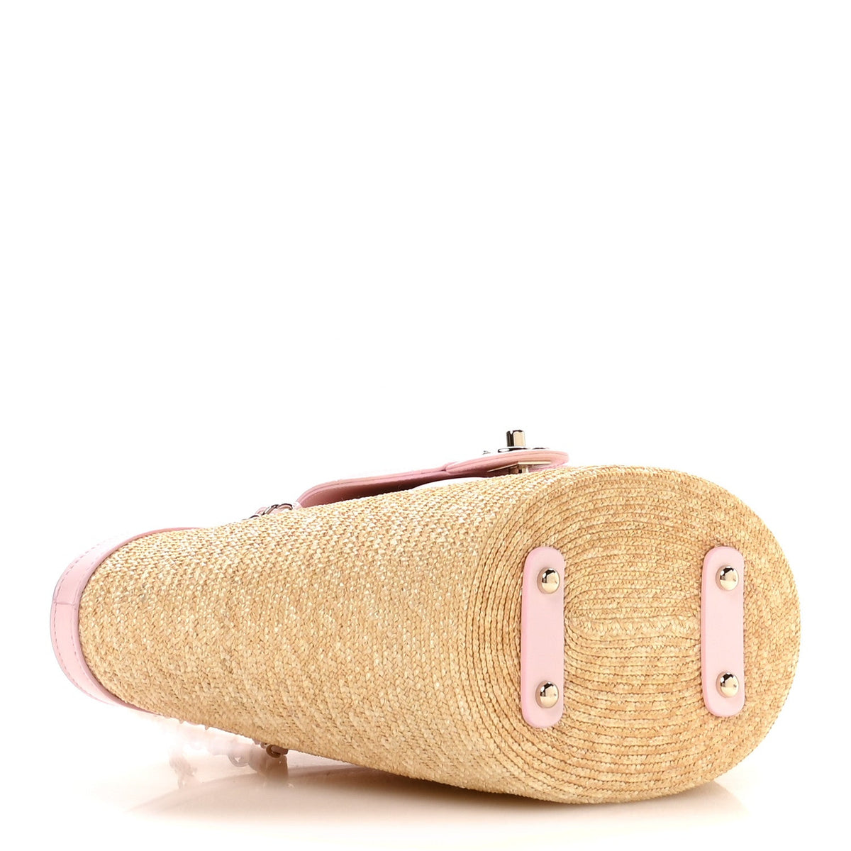 Small Lambskin Tote Bag - Beige