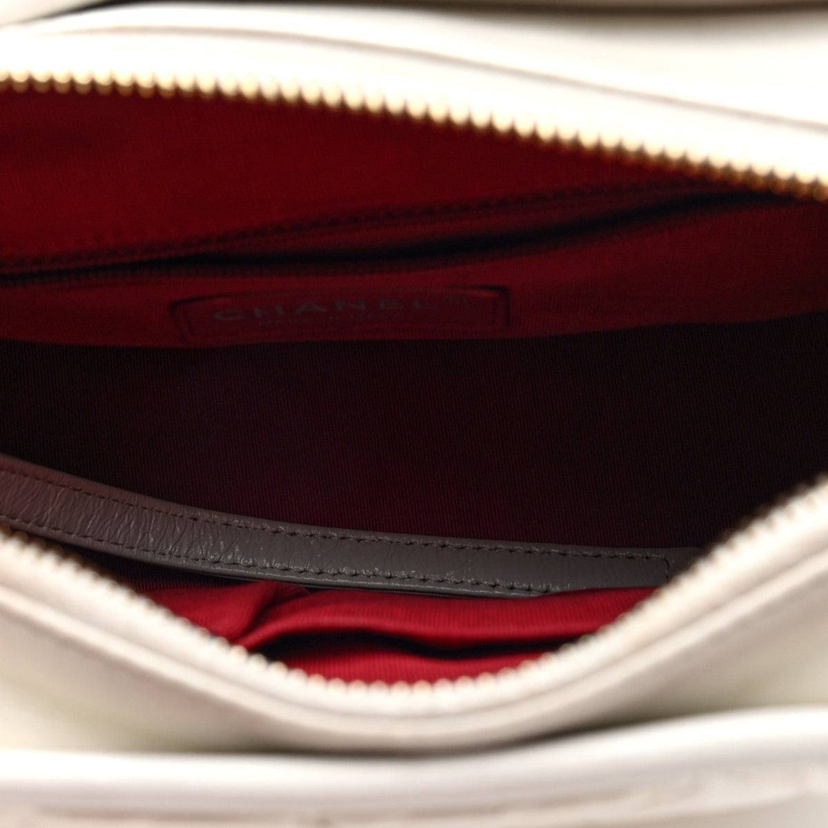 Small Quilted Calfskin Hobo Bag - White