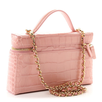 Calfskin Handbag - Pink