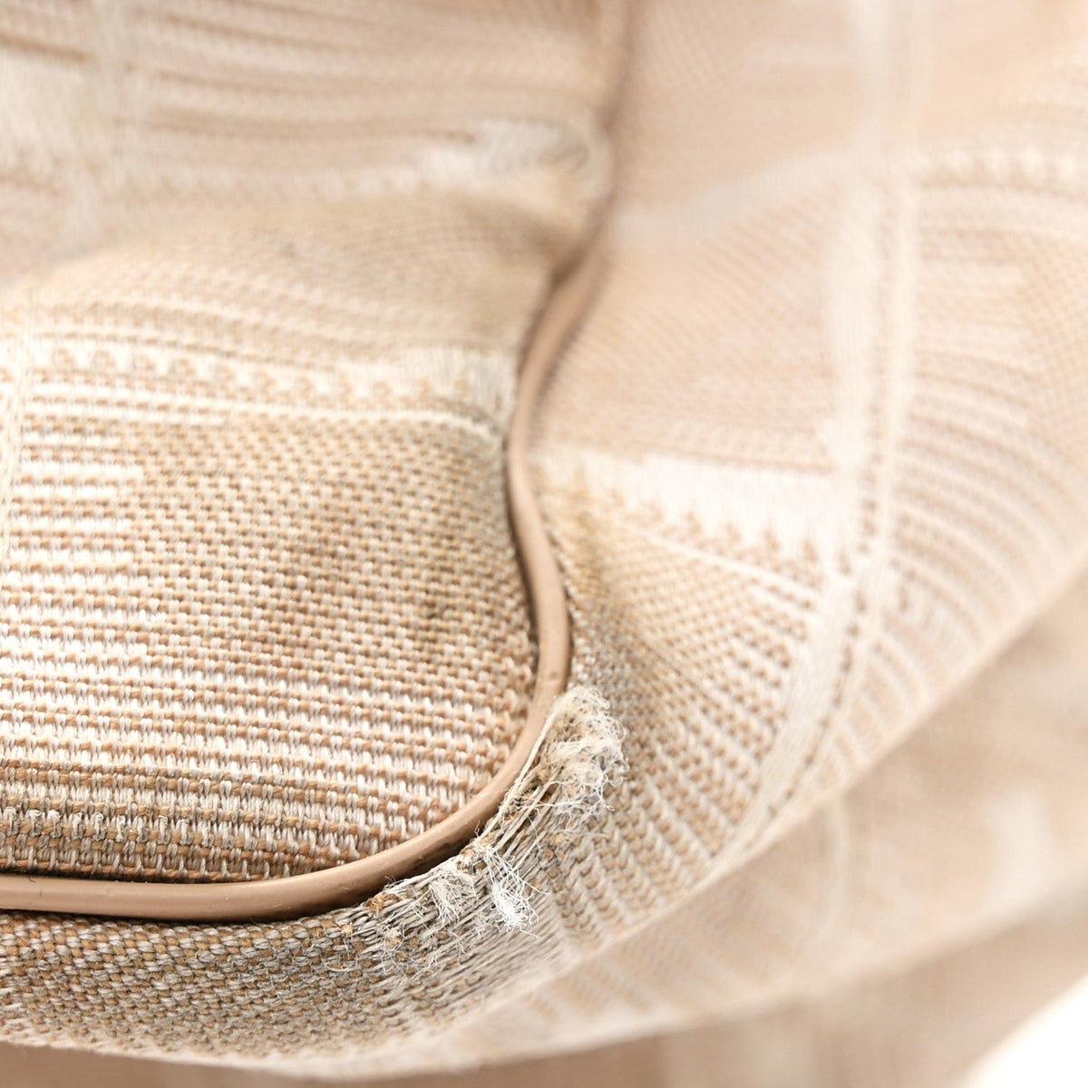 Medium Nylon Tote Bag - Beige