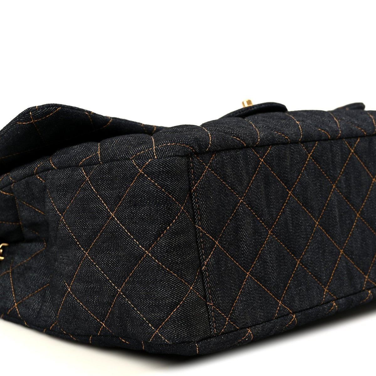 Quilted Flap Shoulder Bag - Blue