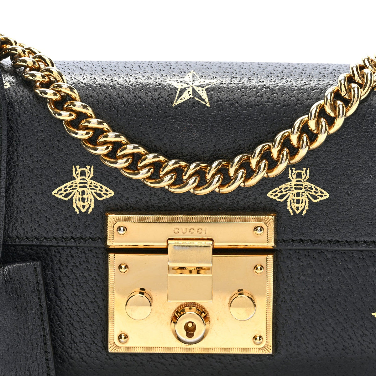 Small Calfskin Shoulder Bag - Black