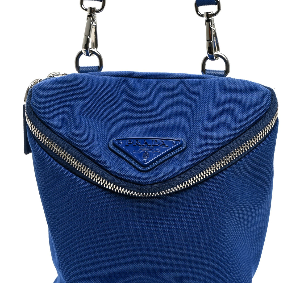 Canvas Crossbody Bag - Blue