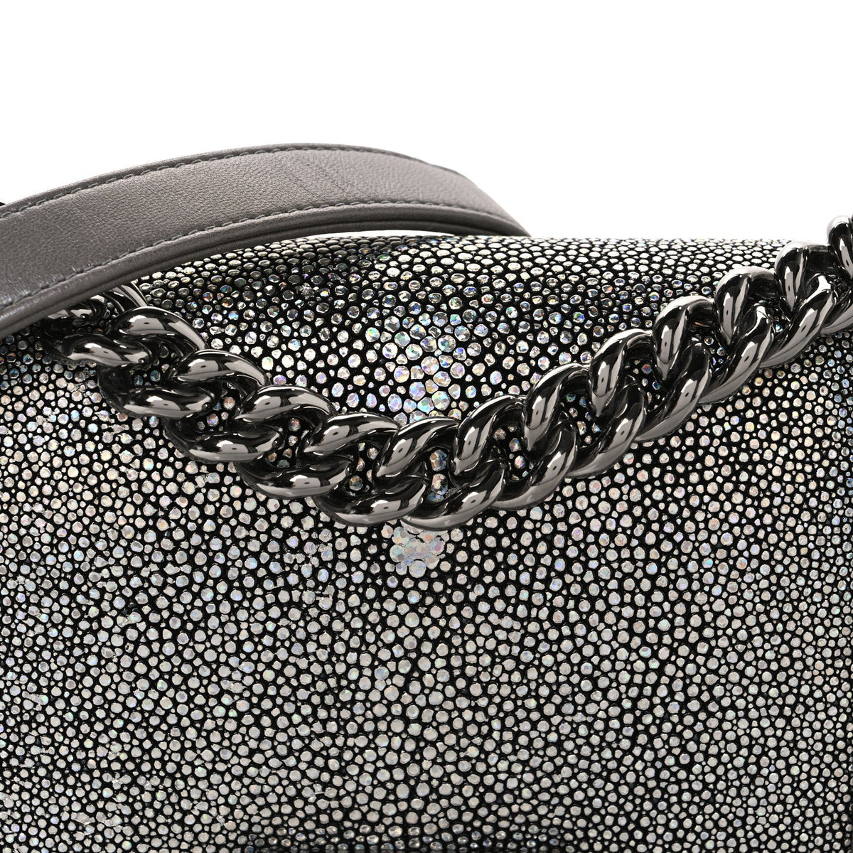 Small Flap Shoulder Bag - Gray