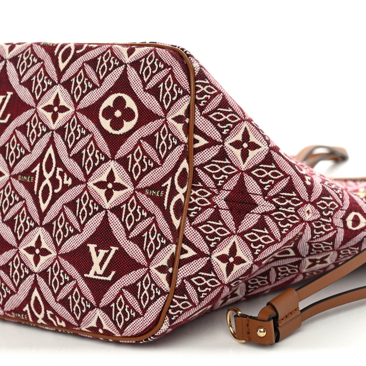 Jacquard Since 1854 Neverfull Mm Bordeau Handbag