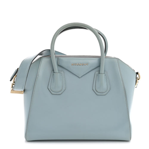 Small Calfskin Handbag - Light Blue