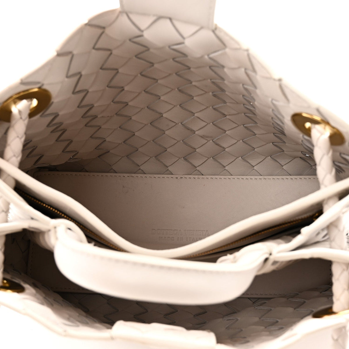 Small Nappa Shoulder Bag - White