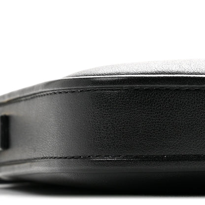 Mini Calfskin Crossbody Bag - Black