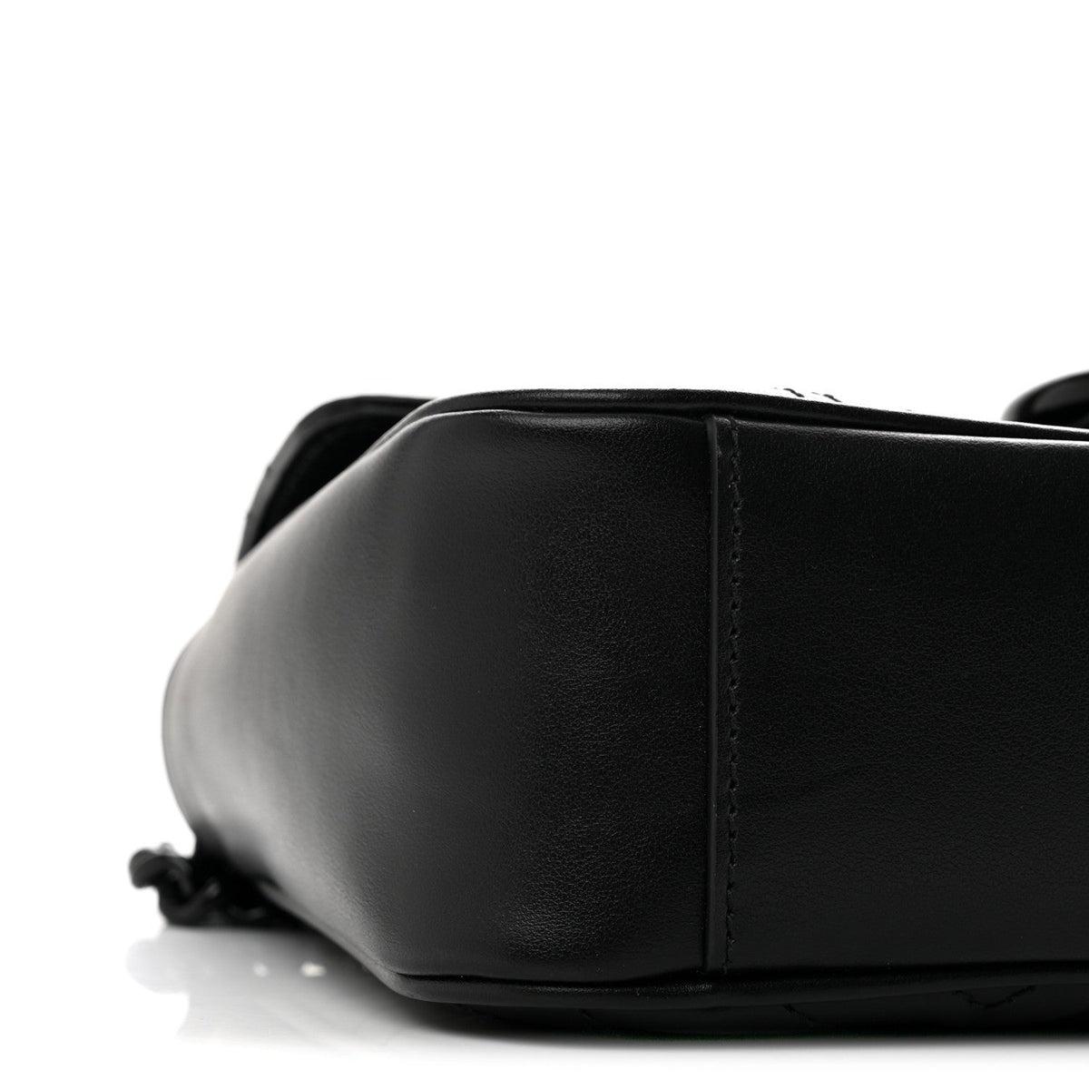 Small Calfskin Shoulder Bag - Black