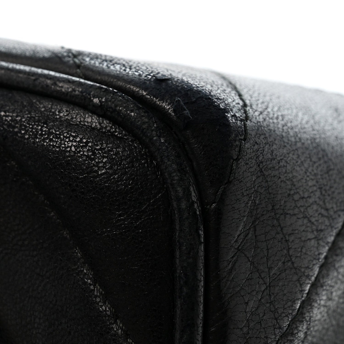 Quilted Lambskin Handbag - Black